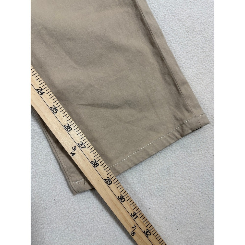 AG Adriano Goldschmied Mens Slim Straight Khaki Tan Pants Chinos 32x29 EUC - Picture 7 of 8